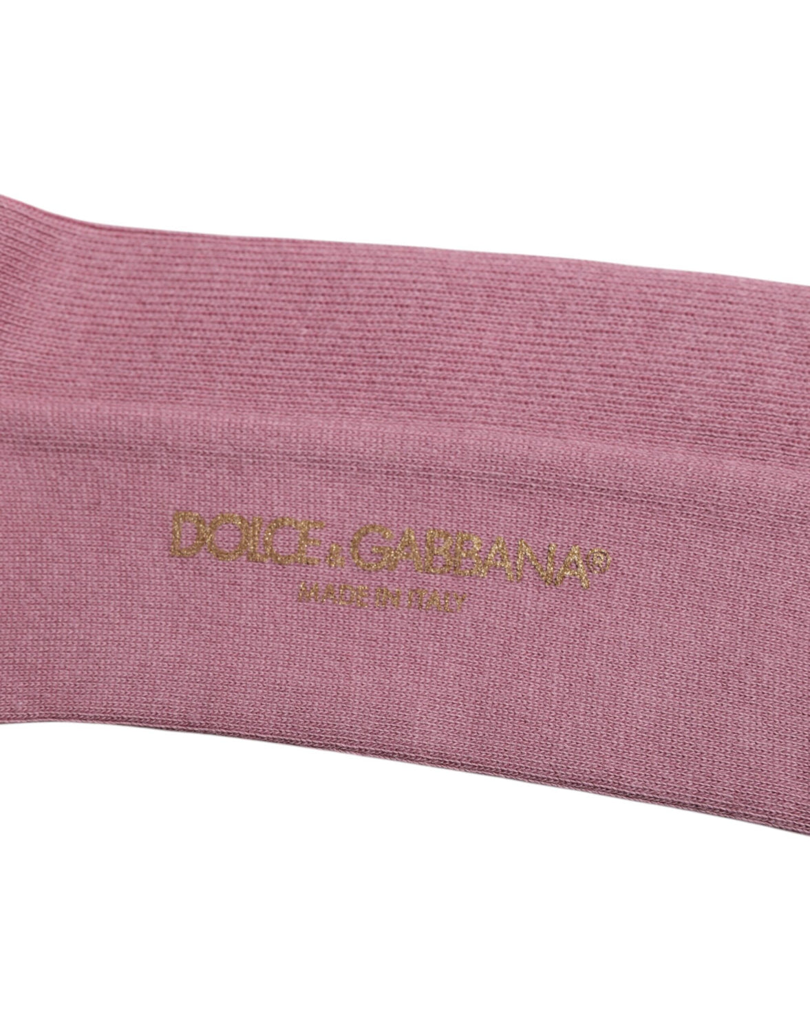 Rose Pink Cotton Over The Calf Socks