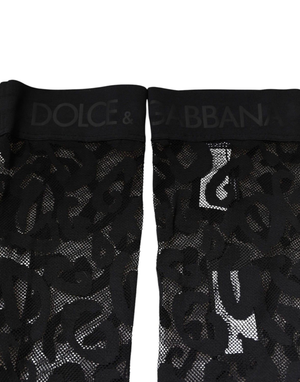 Black Floral Lace Cotton Stretch Stockings Socks