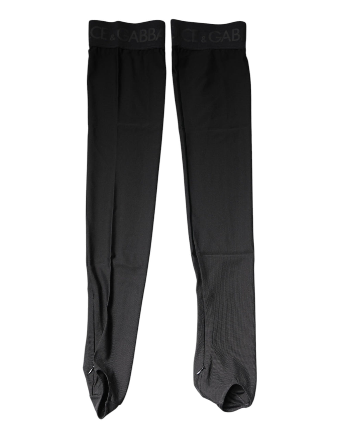 Black Viscose Stretch Over Calf Stockings Socks