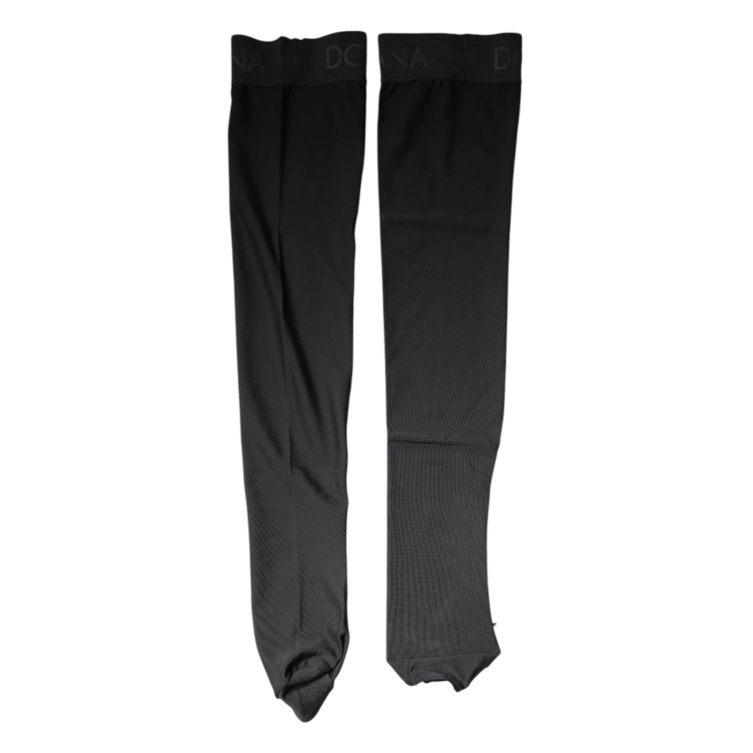 Black Viscose Stretch Over Calf Stockings Socks