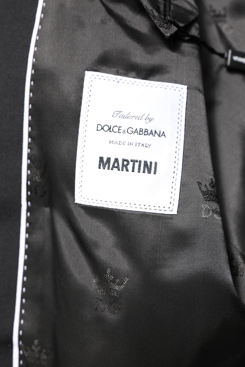 Black MARTINI Double Breasted Coat Blazer