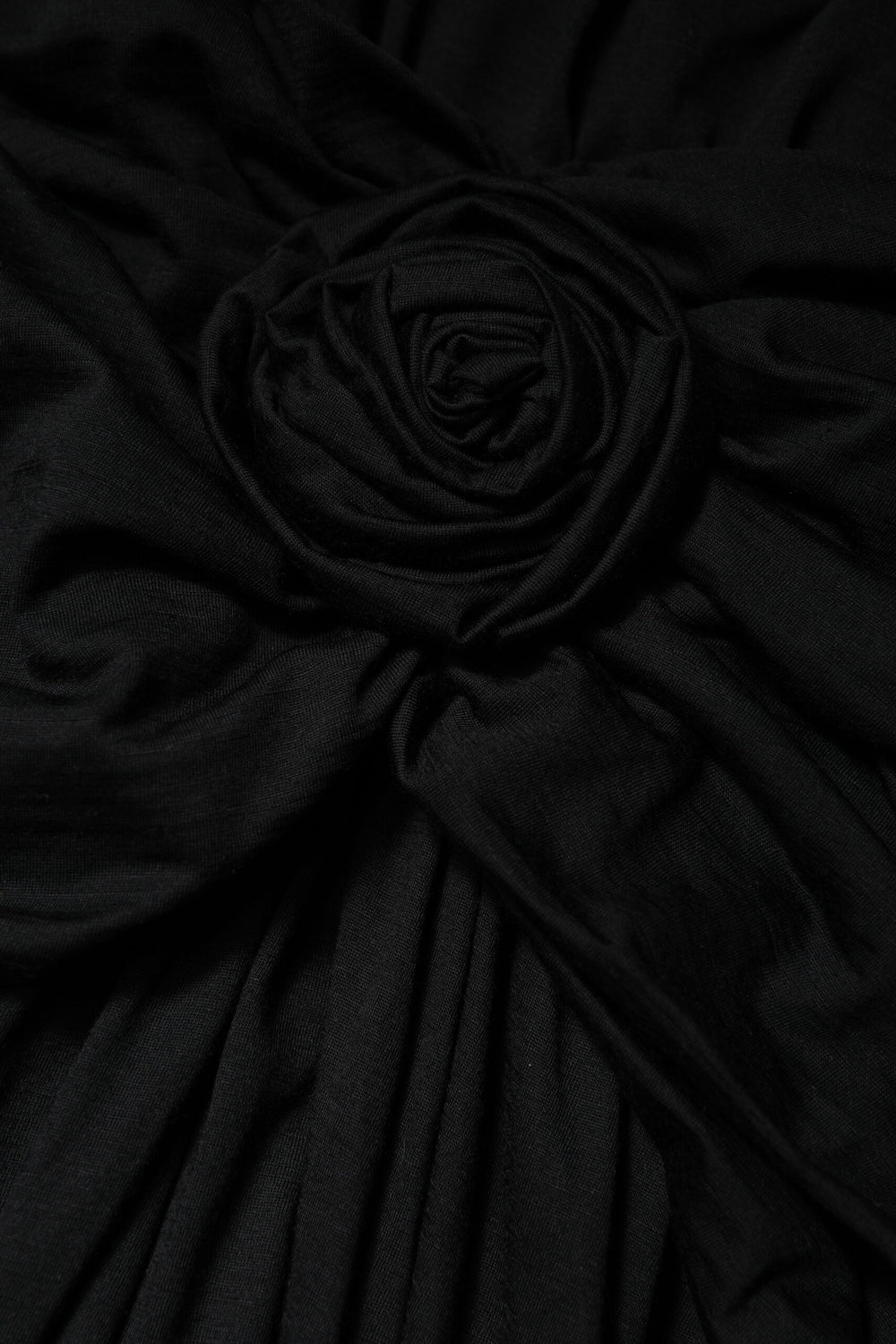 Black Wool Long Sleeves Sheath Midi Dress