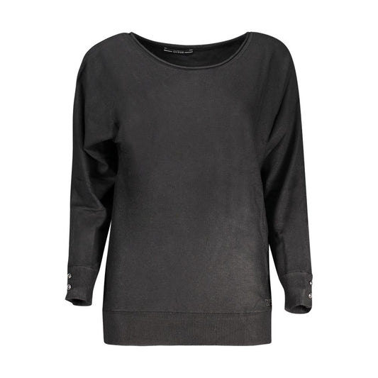 Black Viscose Sweatshirt