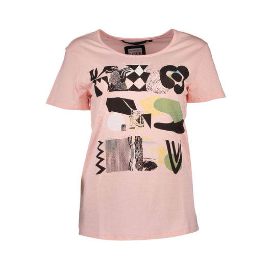 Pink Cotton Unisex T-Shirt