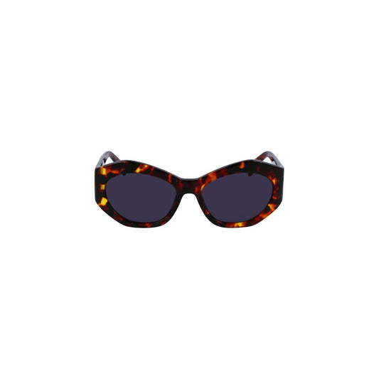 Brown Acetate Women Sunglass