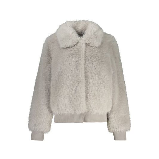 Grigio Polyester Women Jacket