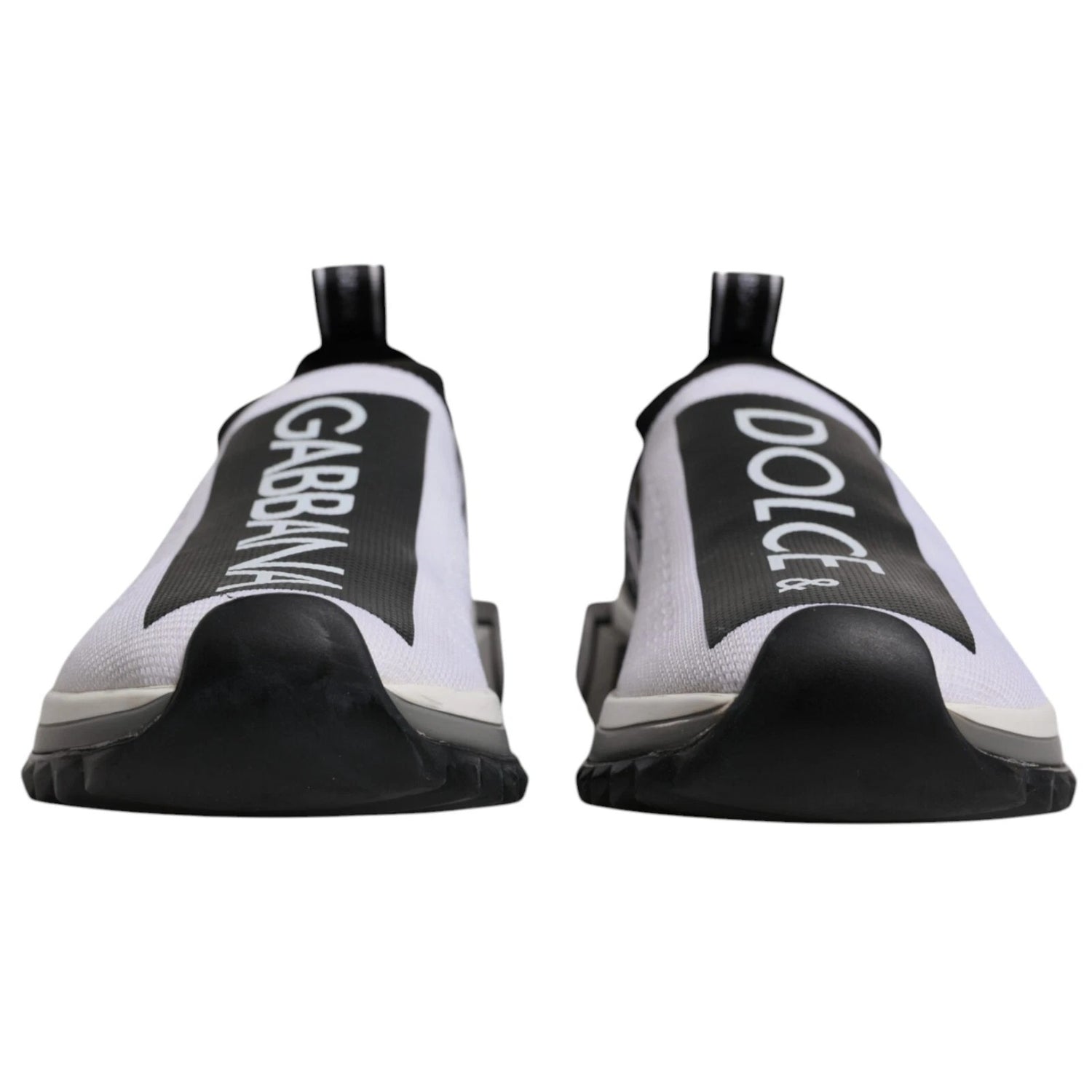 White Black Slip On Sorrento Sneakers Shoes
