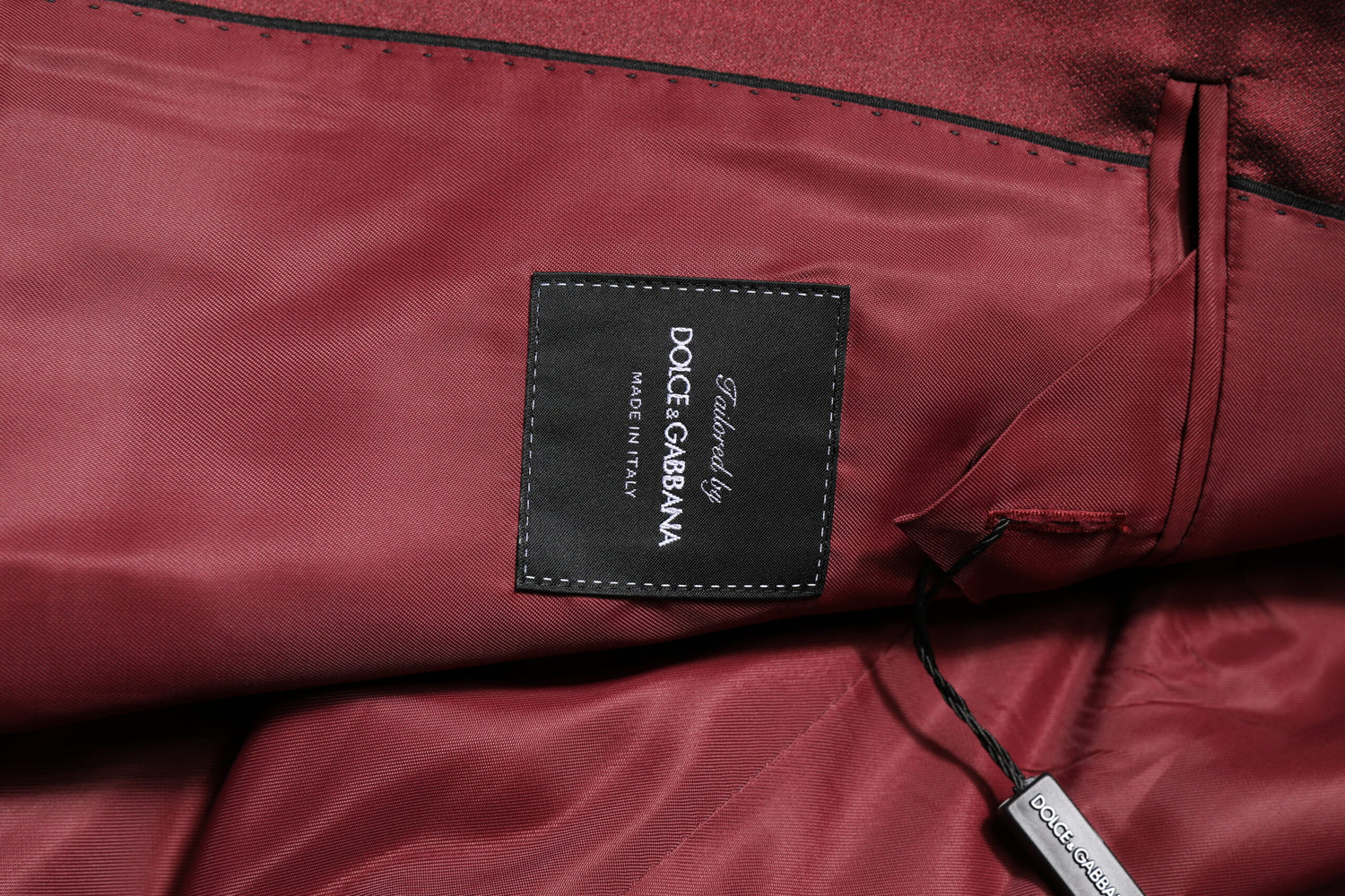 Bordeaux Silk 2 Piece Single Breasted Suit