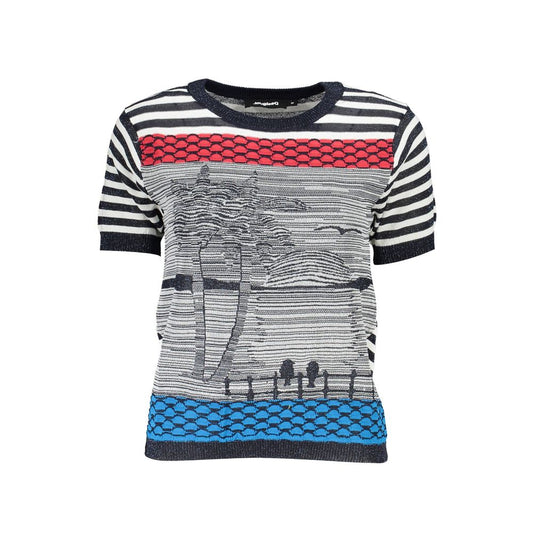 Blu Cotton Women Shirt