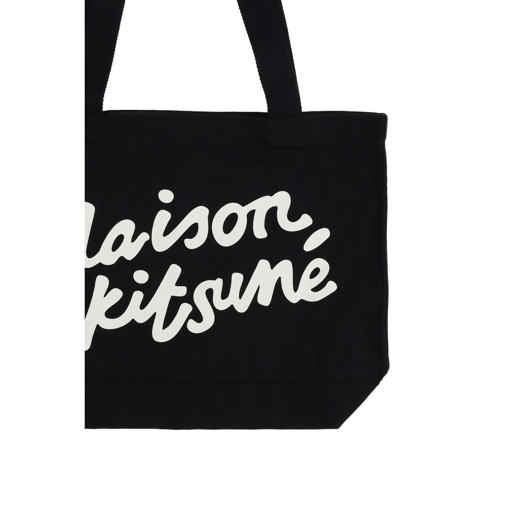 Maison Kitsune Handwriting Tote Bag