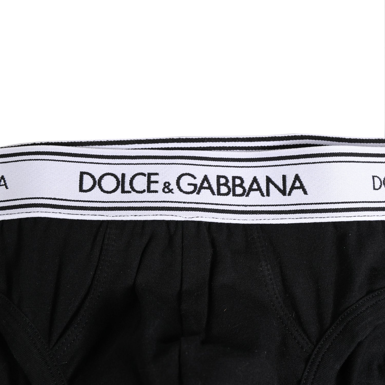 Black Cotton Stretch Regular Brief Underwear