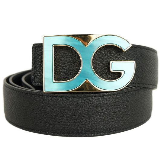 Black Calfskin Women Belt