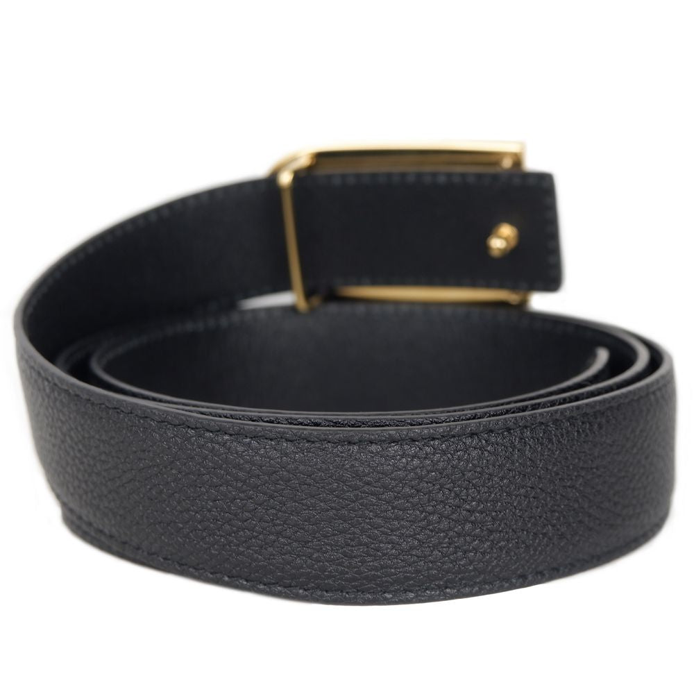 Black Calfskin Women Belt