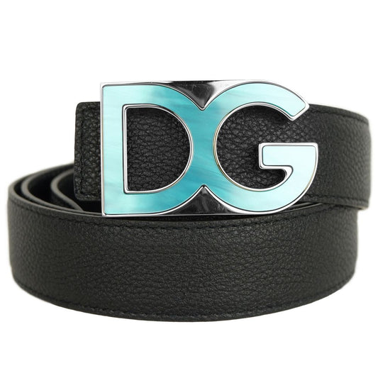 Black Calfskin Women Belt