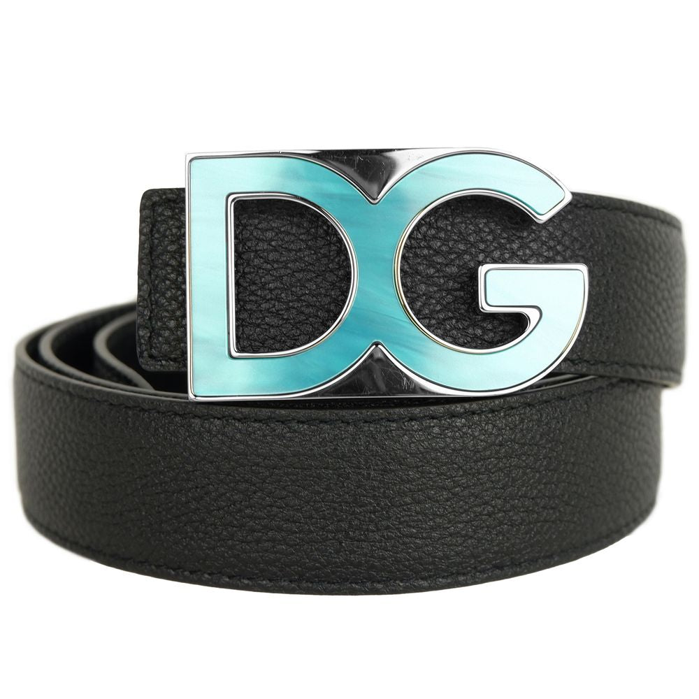 Black Calfskin Women Belt