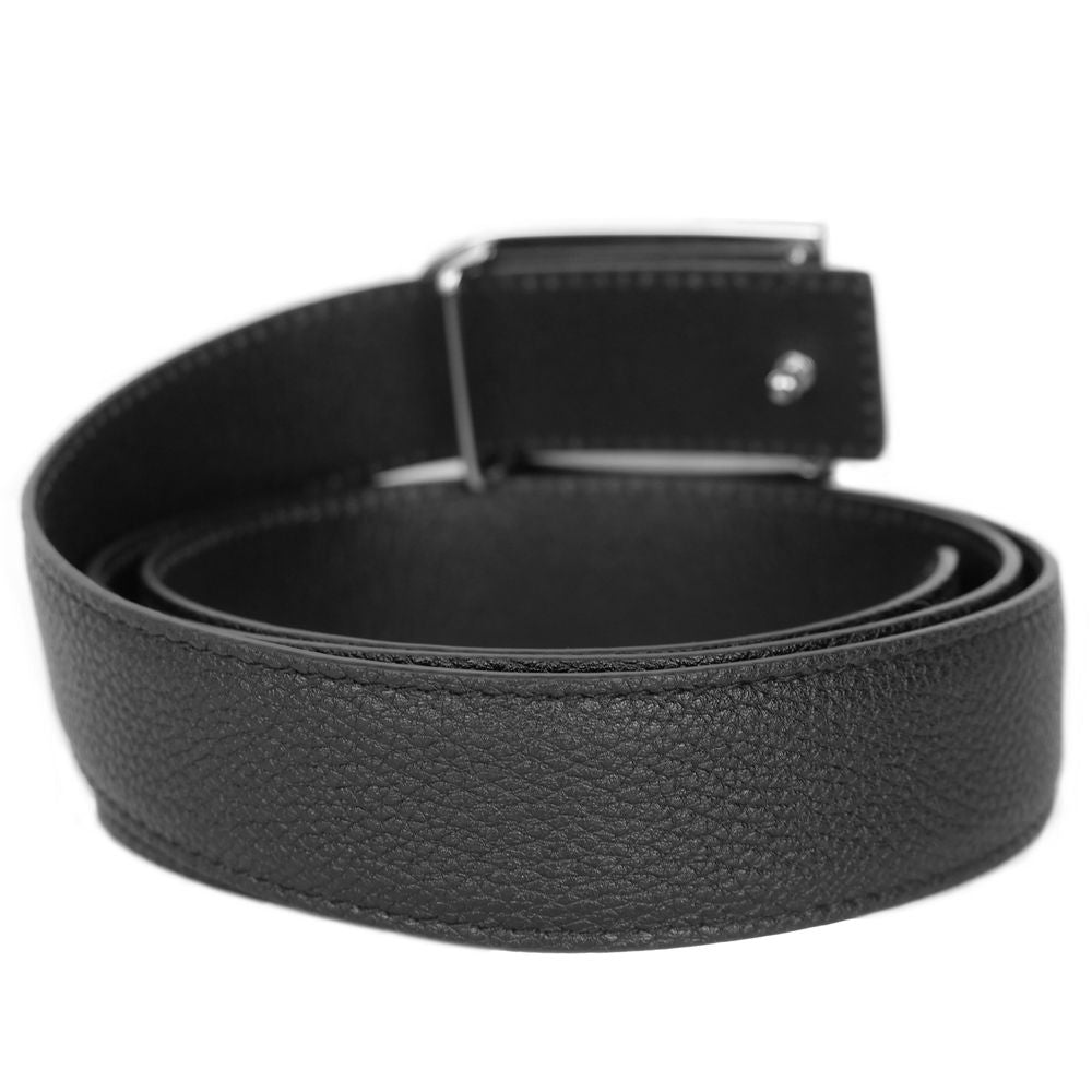 Black Calfskin Women Belt