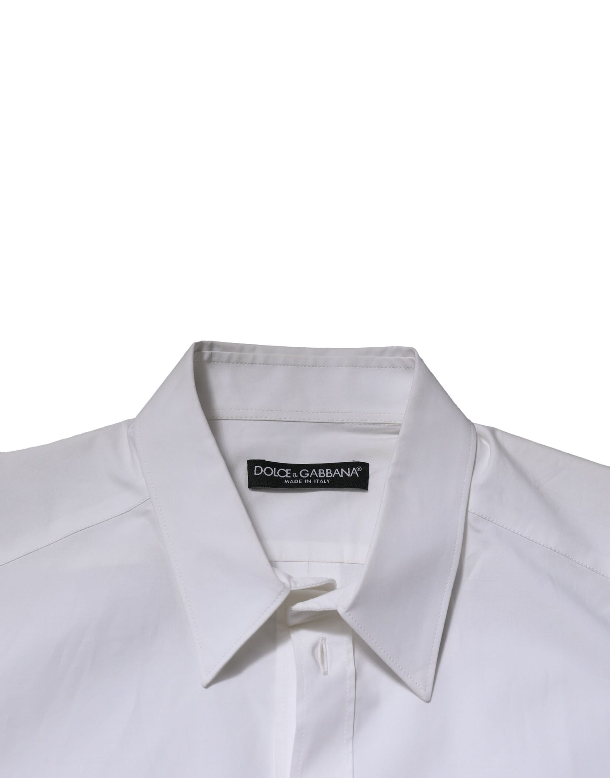 White Cotton Long Sleeves Dress Formal Shirt