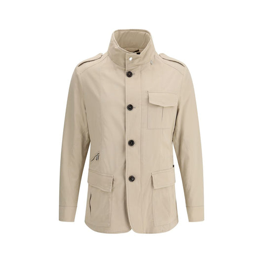 Beige Cotton Coat