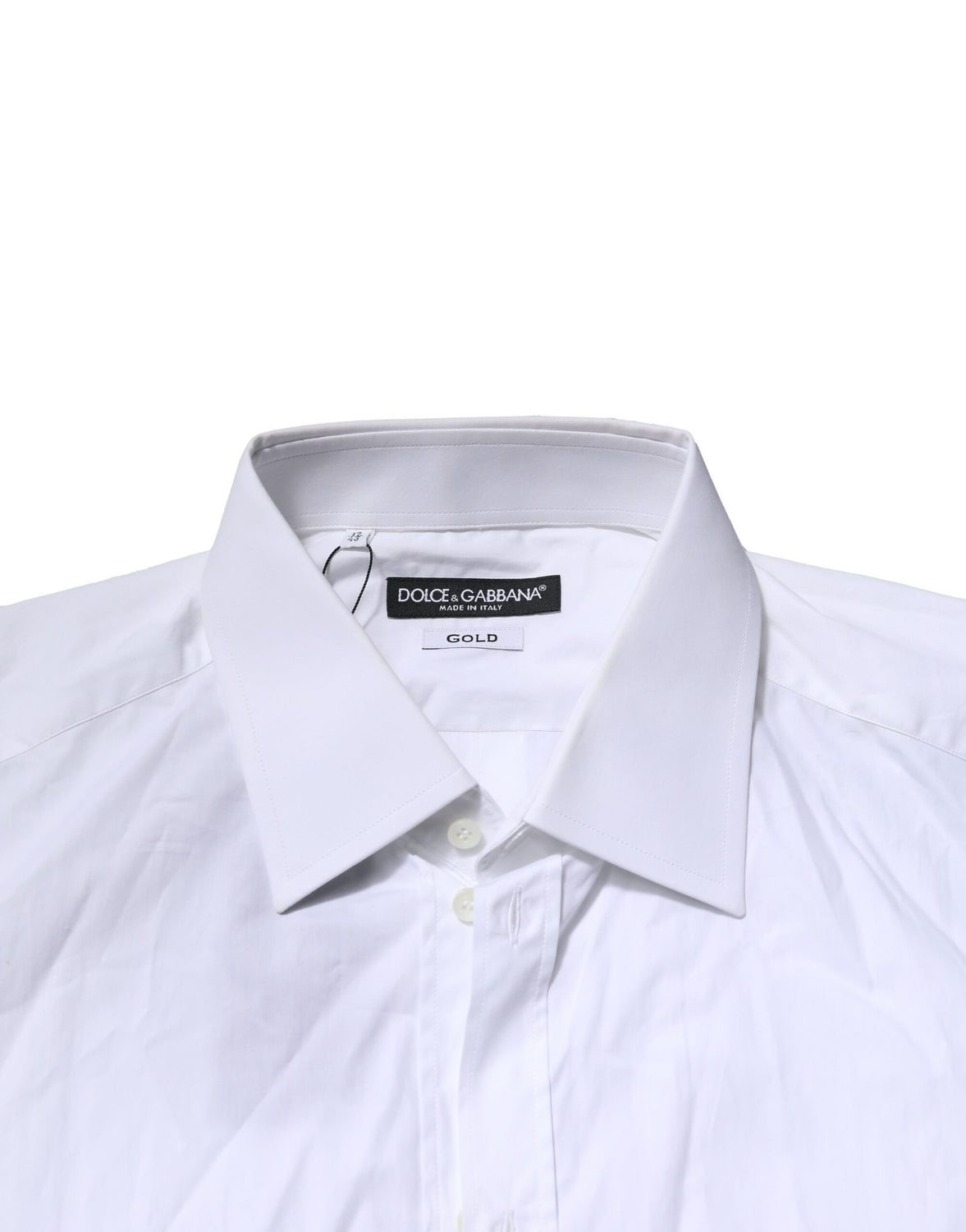 White GOLD Long Sleeves Dress Formal Shirt