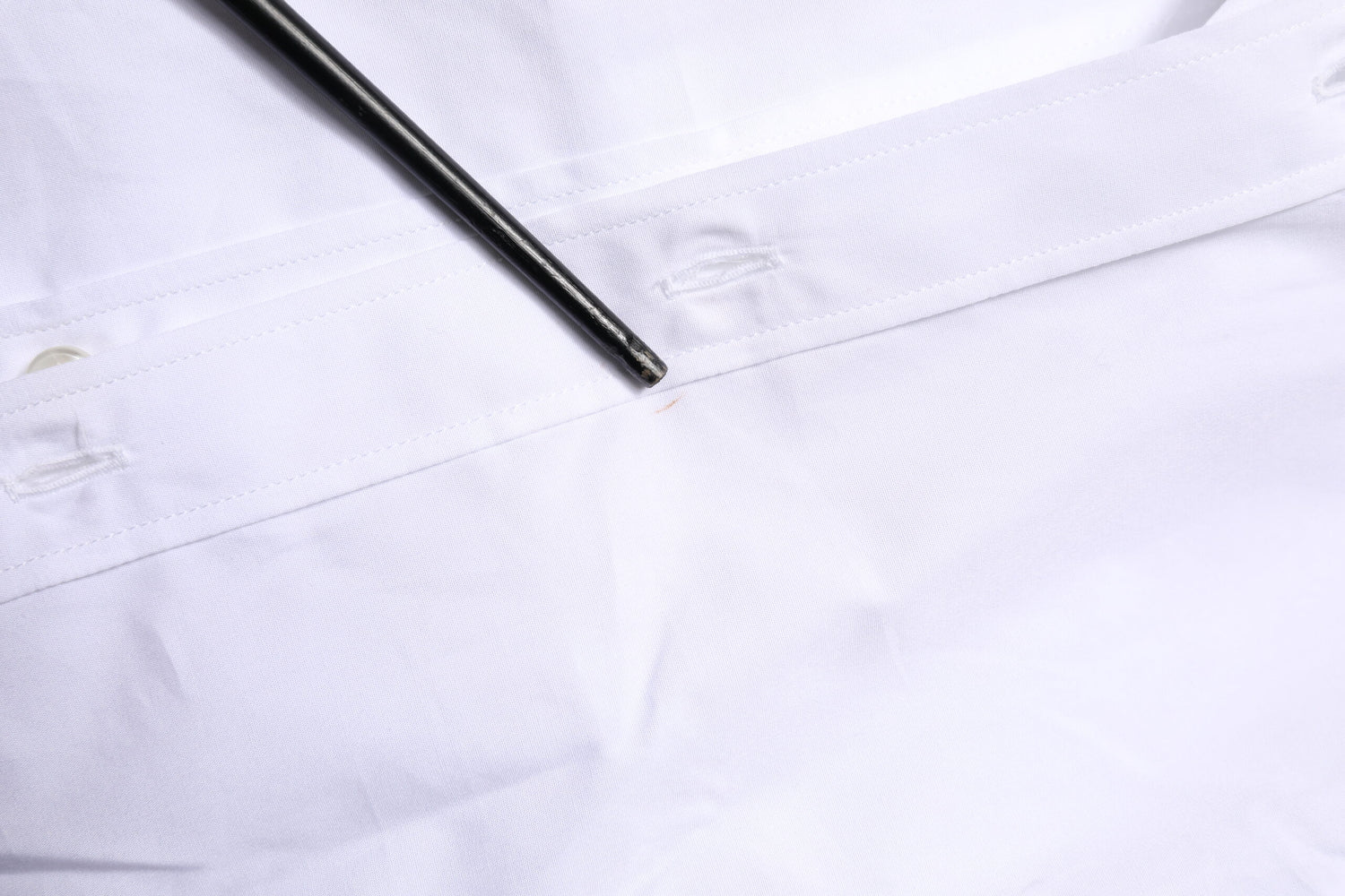 White Cotton GOLD Long Sleeves Formal Shirt