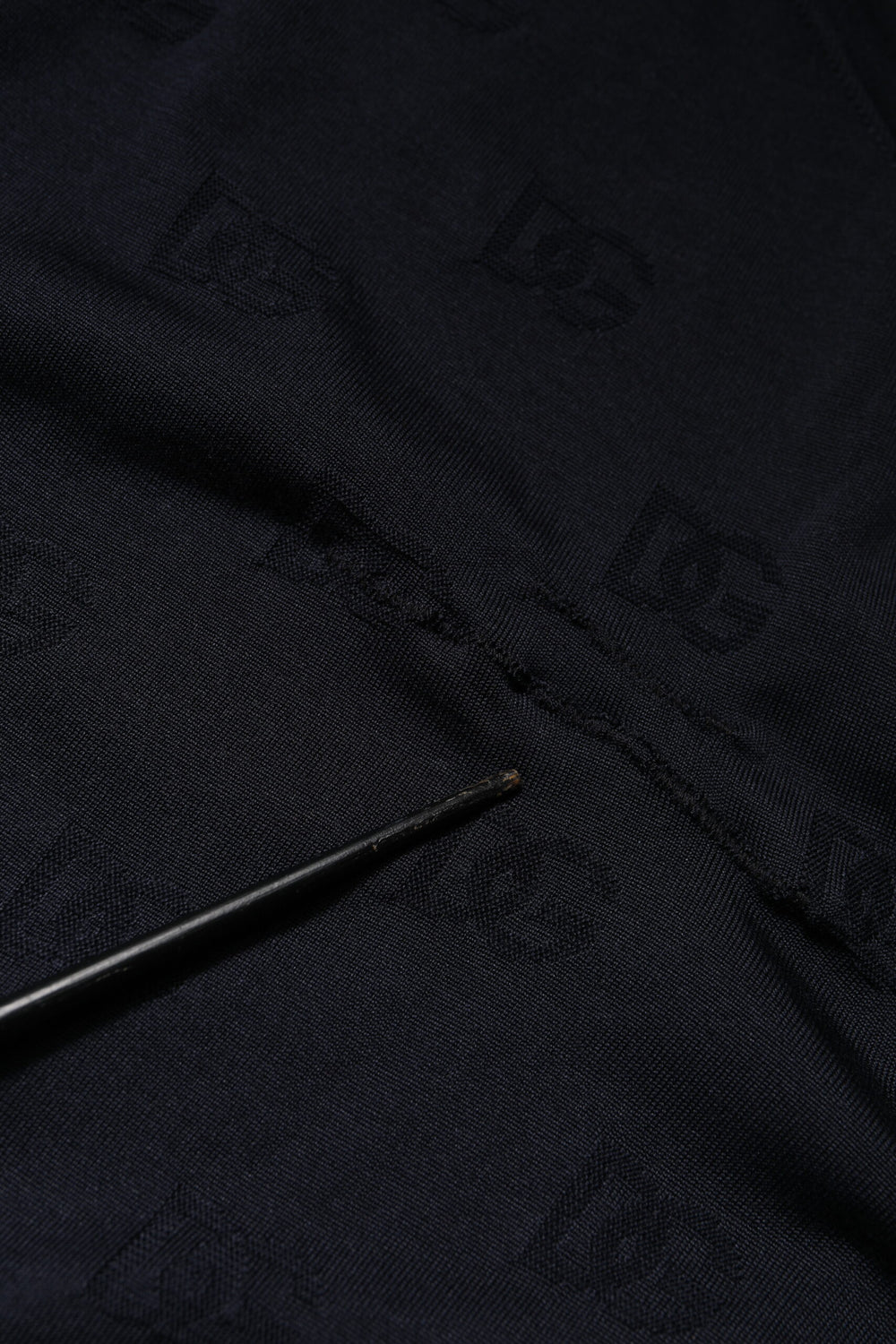 Black Silk Crew Neck Sweatshirt Sweater