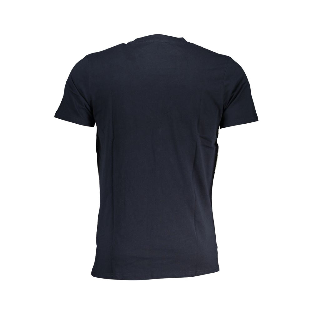 Blu Cotton Men T-Shirt