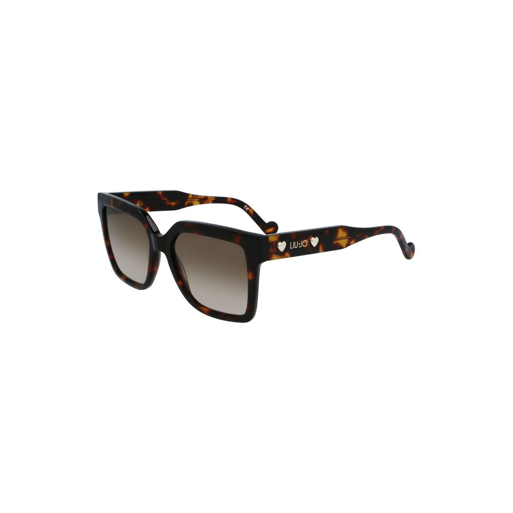 Brown Acetate Women Sunglass