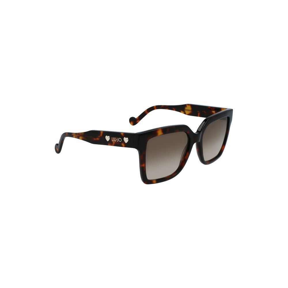 Brown Acetate Women Sunglass