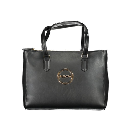 Black Polyurethane Women's Bag