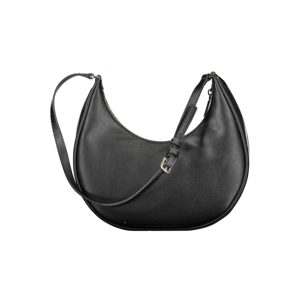 Black Recycled Polyester Women Handbag