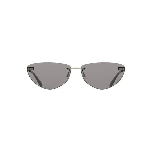 Black Metal Women Sunglass