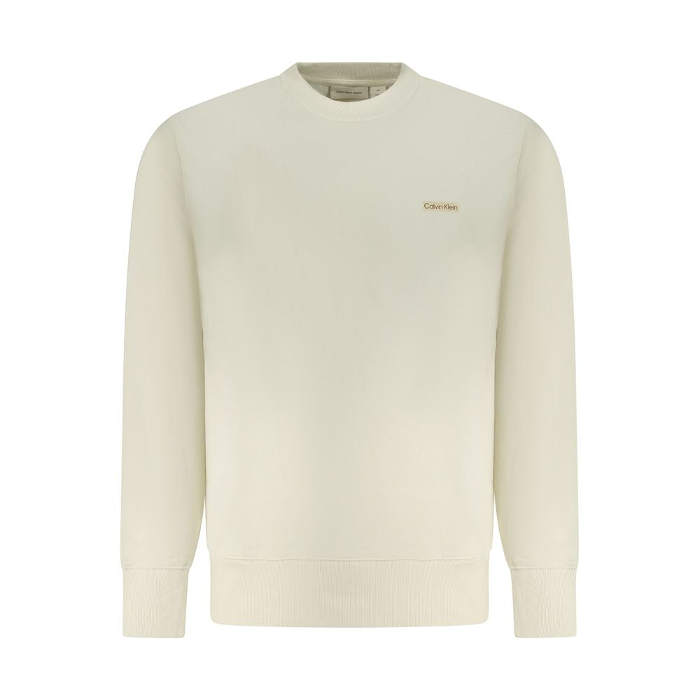Beige Cotton Men's Sweatshirt