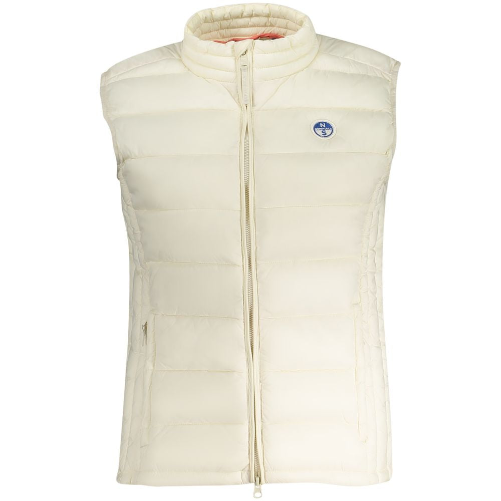 White Polyamide Women Jacket