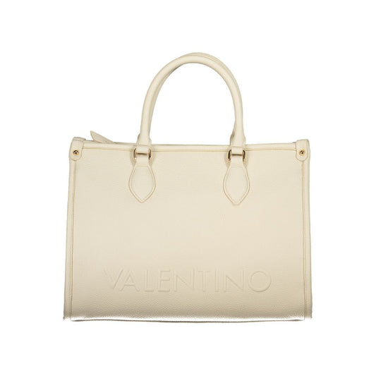 Beige Polyethylene Handbag
