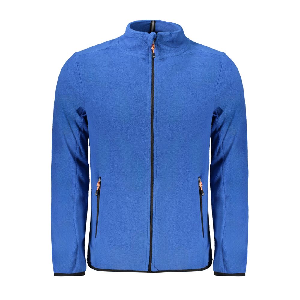 Blue Polyester Sweatshirt