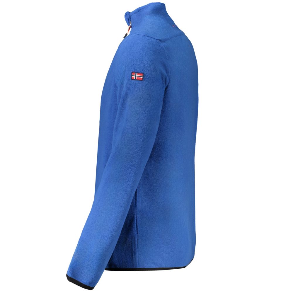 Blue Polyester Sweatshirt