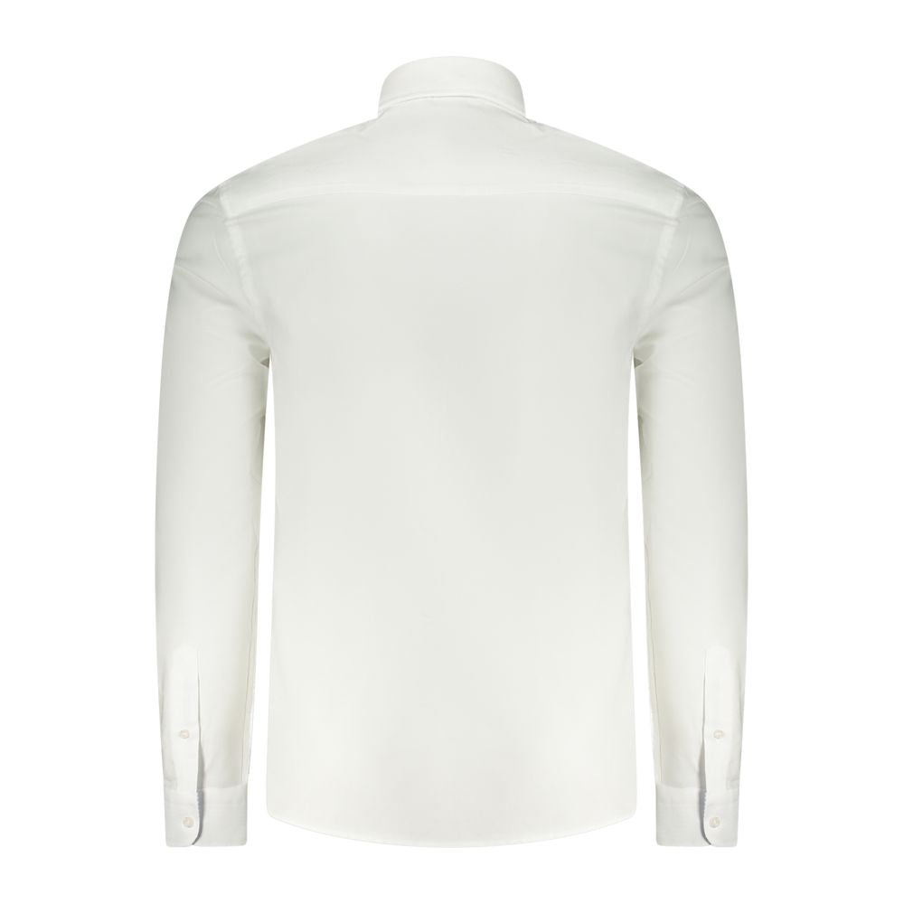 White Cotton Men's Shirt