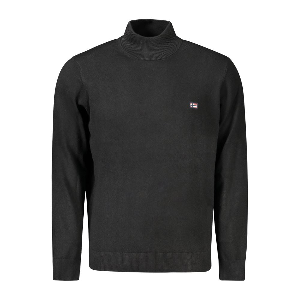Black Polyester Sweatshirt