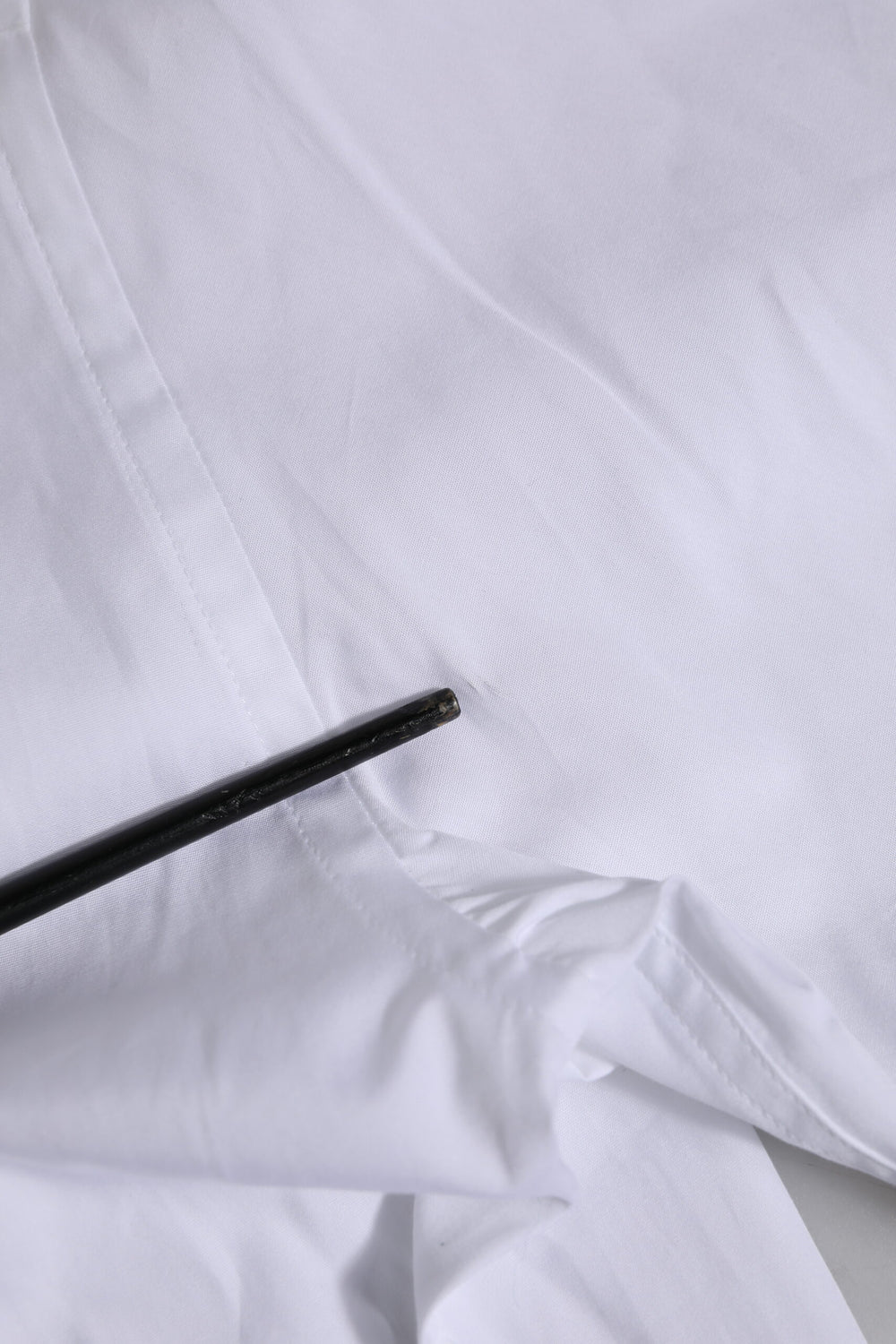 White Cotton Short Sleeves Men Formal Shirt