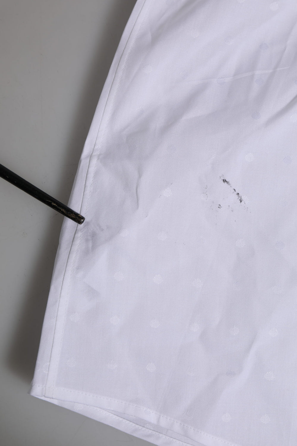 White Cotton GOLD Long Sleeves Formal Shirt