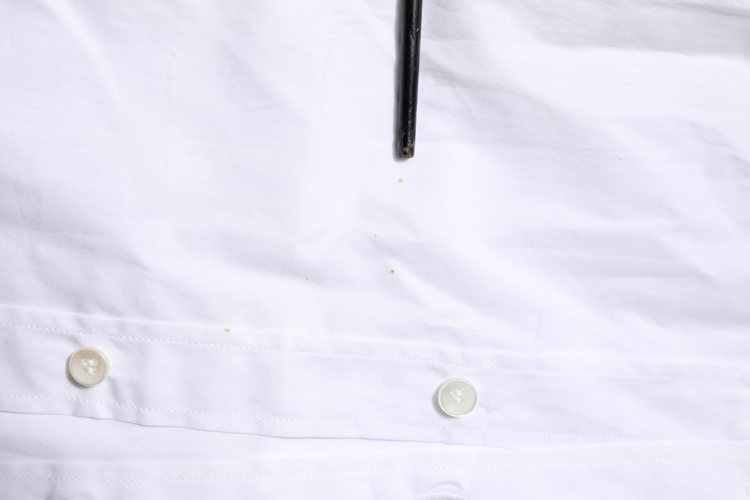 White Cotton GOLD Long Sleeves Formal Shirt