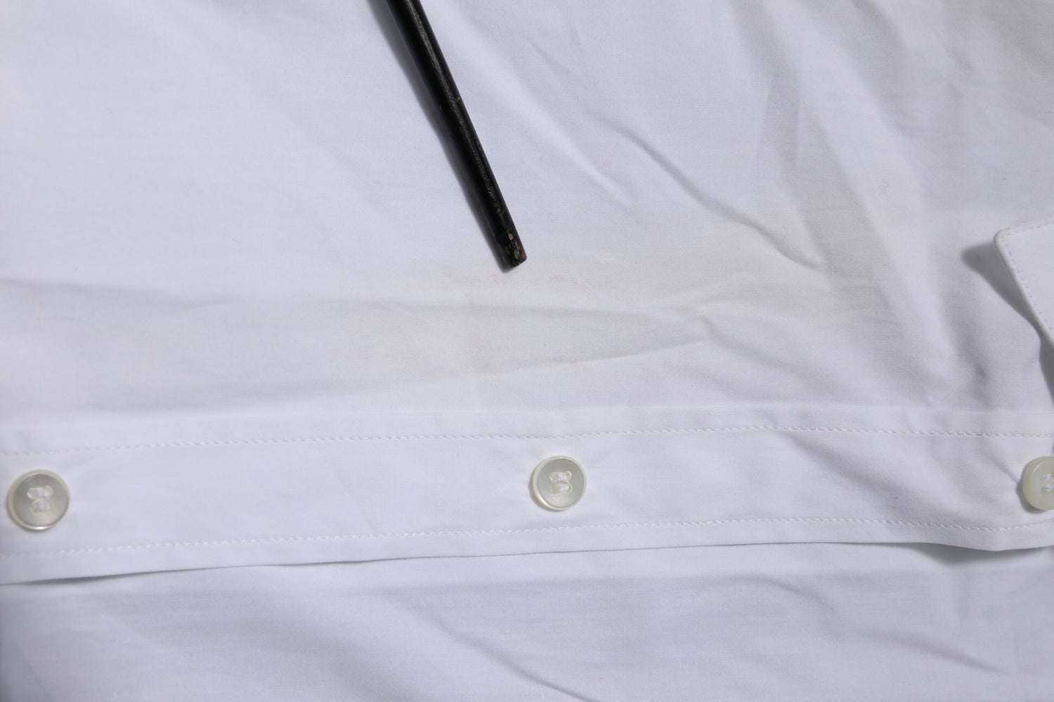 White Cotton GOLD Long Sleeves Formal Shirt