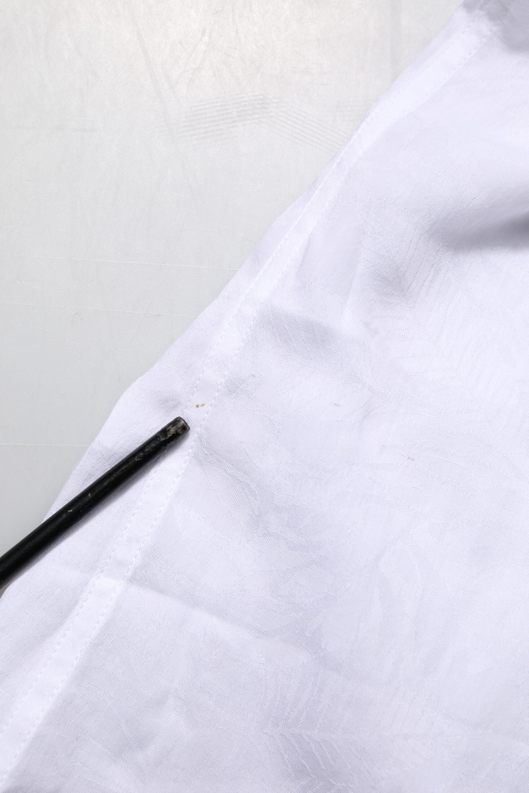 White Cotton Long Sleeves Collared Formal Shirt