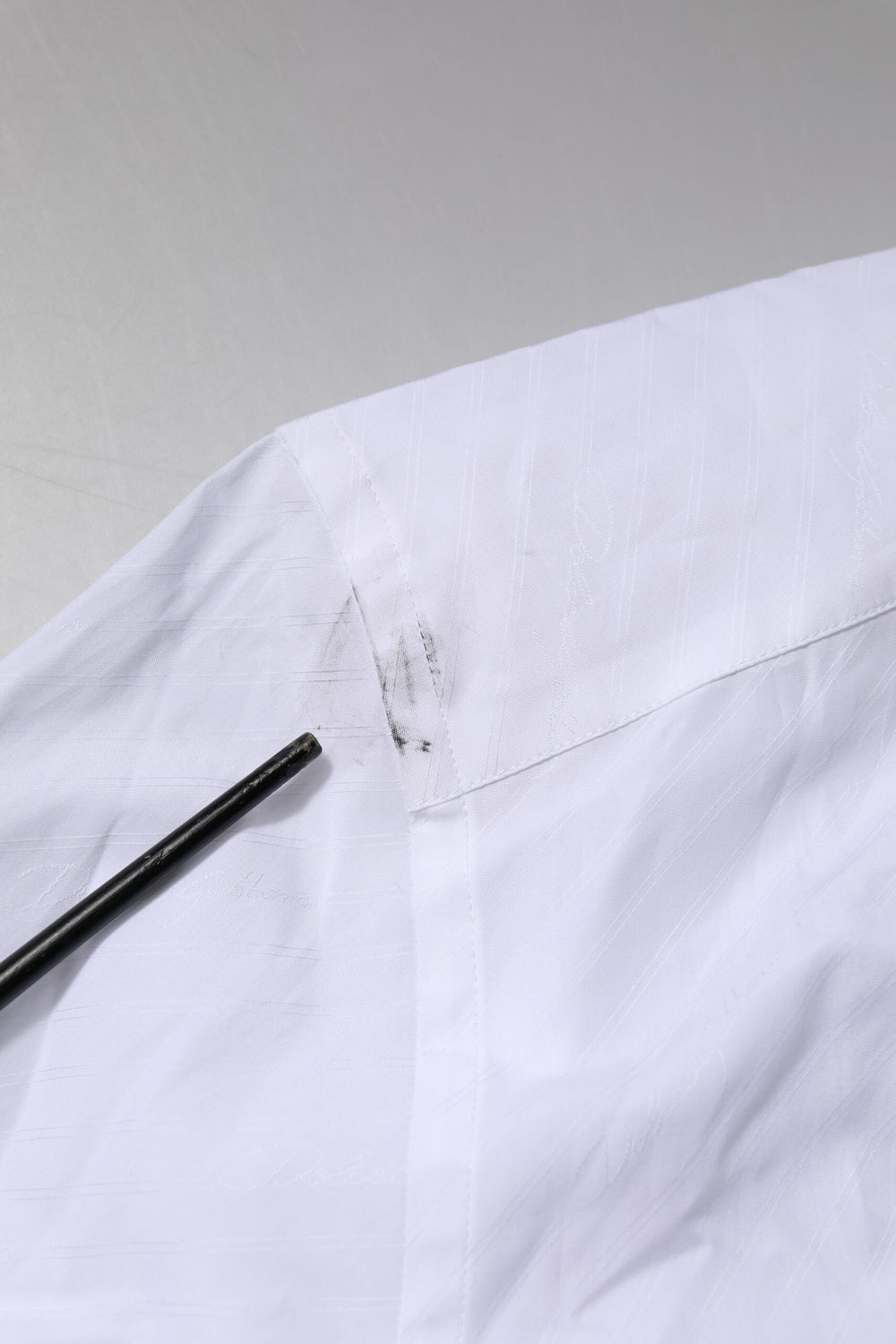 White Cotton GOLD Long Sleeves Formal Shirt