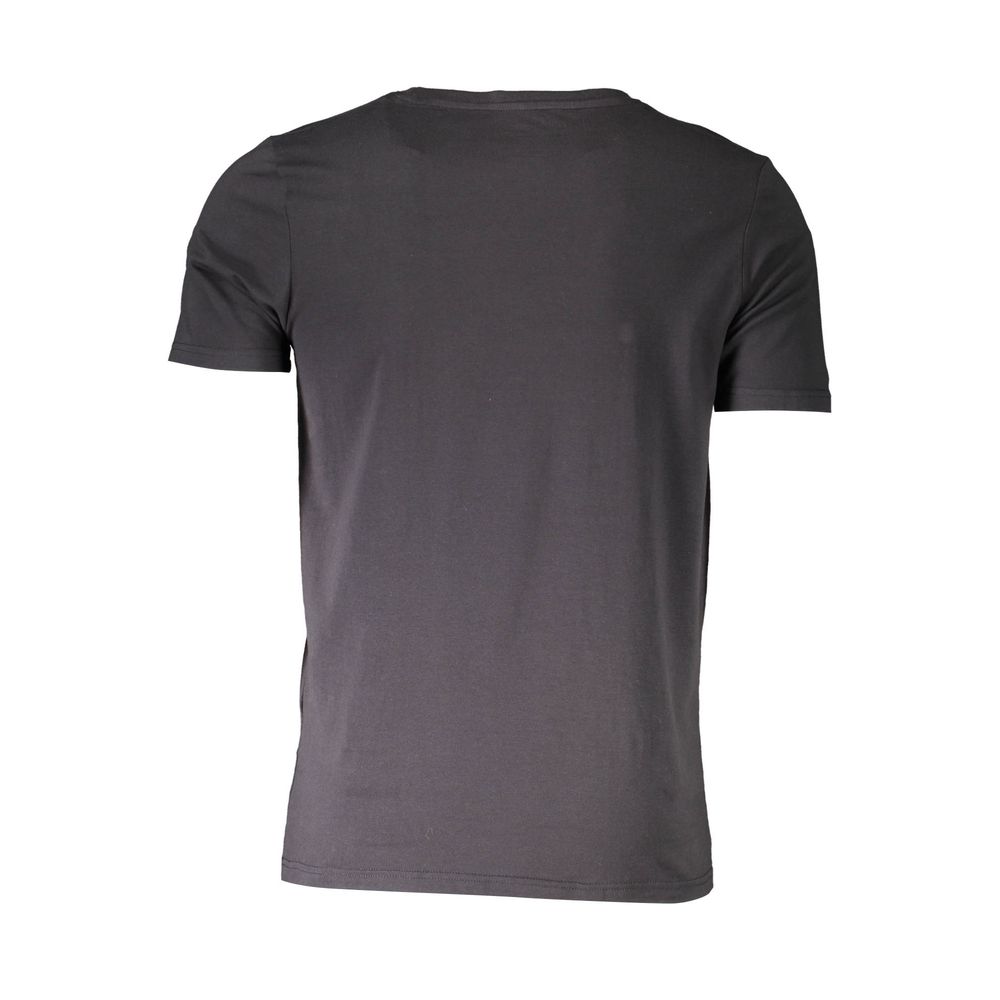 Black Cotton Men Underwear T-Shirt