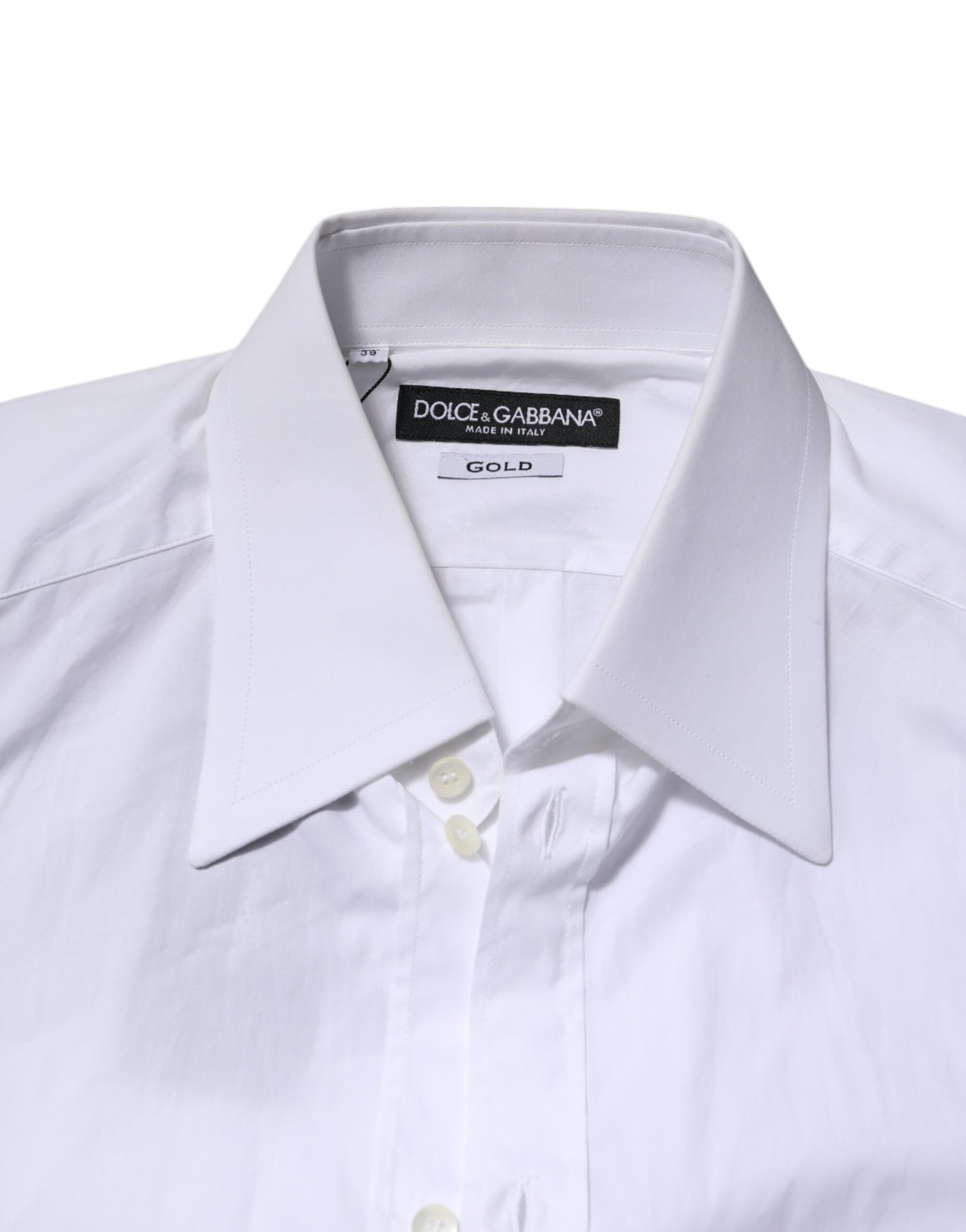 White GOLD Cotton Poplin Dress Formal Shirt