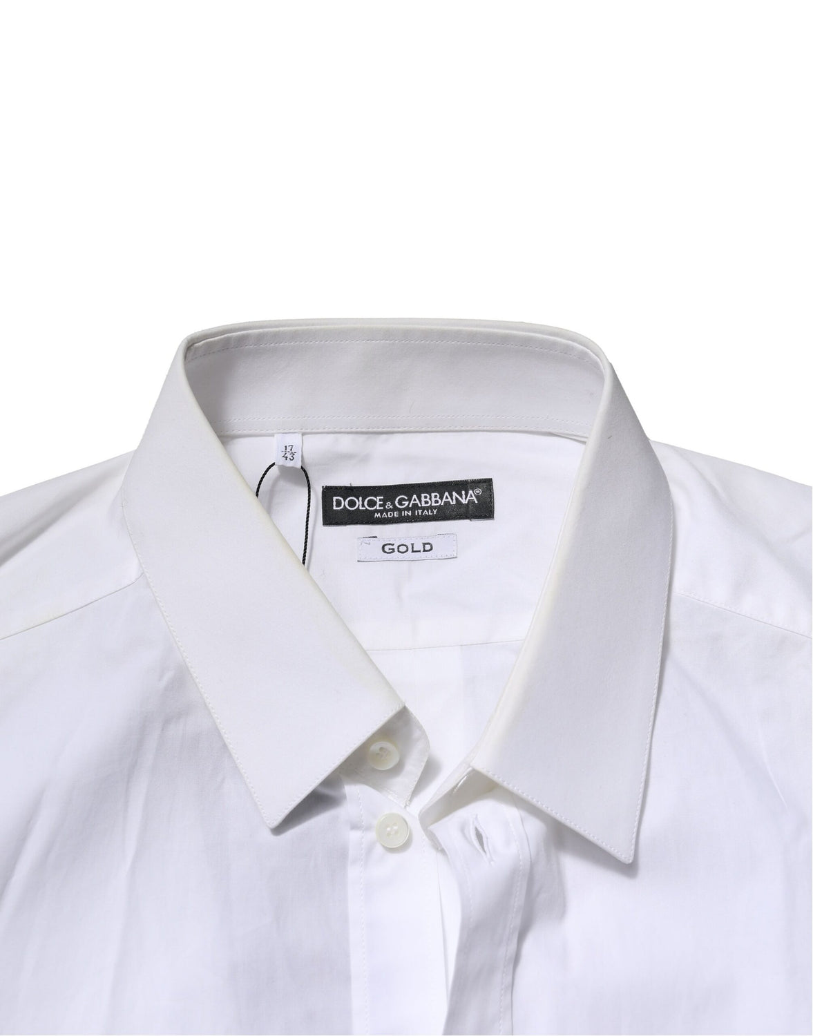 White GOLD Cotton Men Dress Formal Shirt