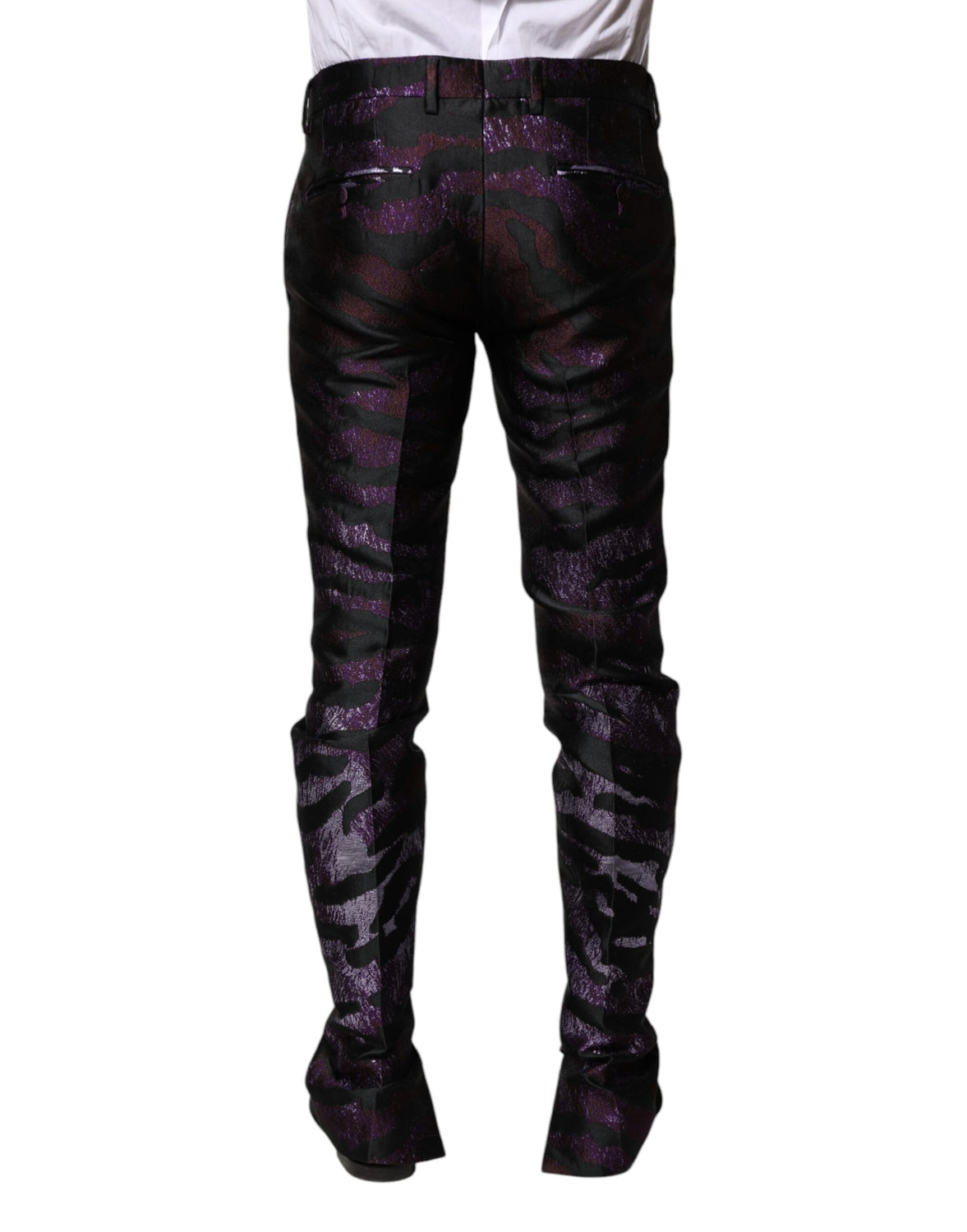 Multicolor Polyester Patterned Pants