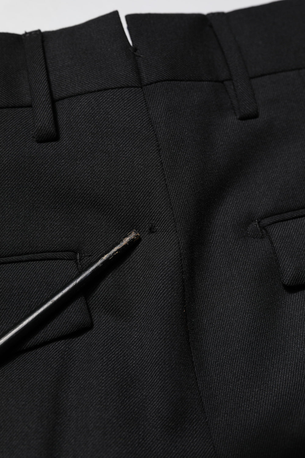 Black Solid Formal Tapered Men Dress Pants