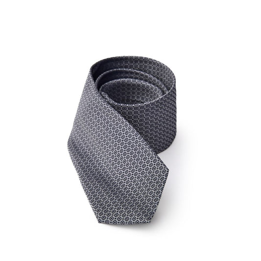 Gray Silk Tie